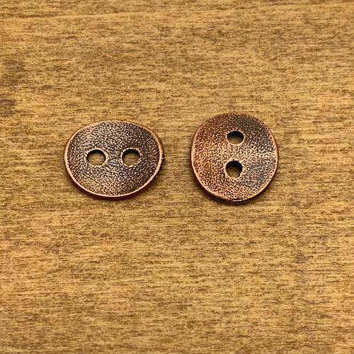 Antique Copper 13x18mm Buttons