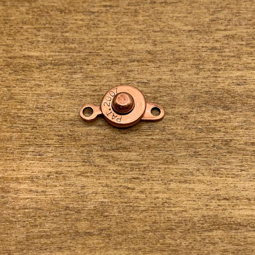 6mm Antique Copper Ball & Socket Clasp