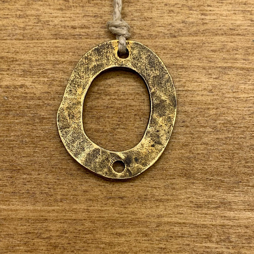 Antique Brass 22mm x 27mm Nugget Link