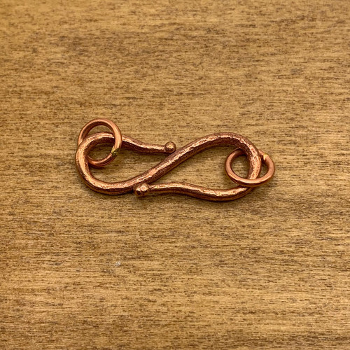 Copper Large S-Hook Clasp