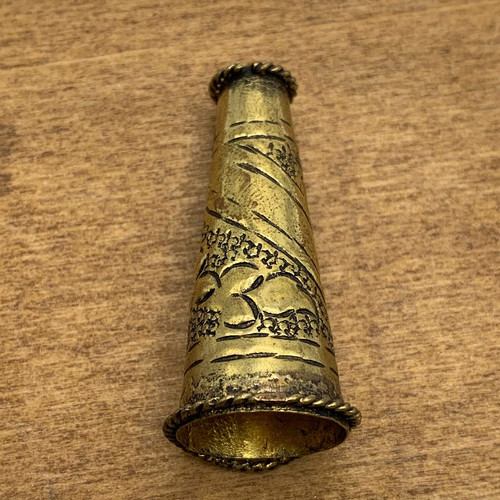Indian Brass 10mm x 45mm Cone Bead