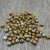 8/0 Beige Marble Czech Seed Bead