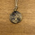 Antique Brass 20mm Wavy Disc Pendant