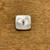 16mm Antique Silver Square Button