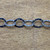 Oxidized Sterling Silver 10mm x 12mm Oval Link Chain