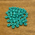 6/0 Opaque Green Turquoise Czech Seed Bead