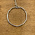 Antique Silver 39mm Ring Pendant