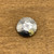 16mm Antique Silver Hammered Button