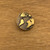 16mm Gold Earth Button