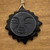 40mm Black Jasper Sun Pendant