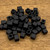 3mm Matte Black Miyuki Cubes