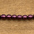 6mm Eggplant Czech Glass Pearls