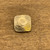 16mm Satin Gold Square Button