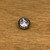 Swarovski 12mm Crystal & Silver Acrylic Button
