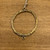 Antique Brass 36mm Hammered Circle Link