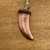 13x30mm Antique Copper Fang Pendant