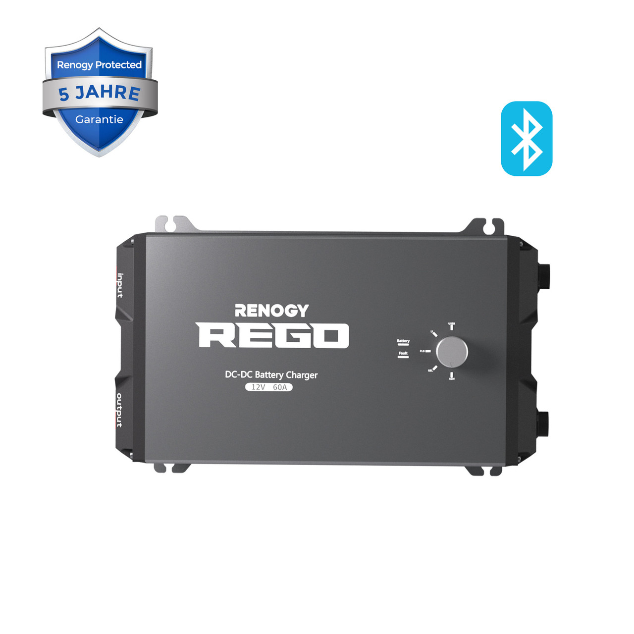 REGO 12V 60A DC-DC Batterie Ladegerät mit Bluetooth