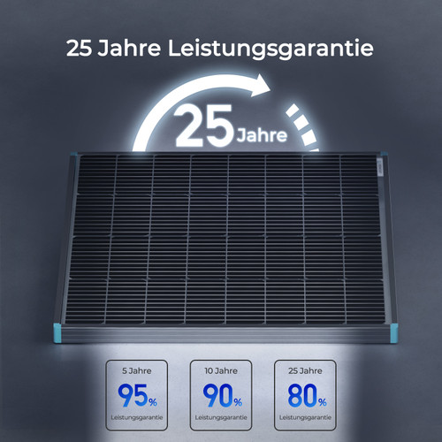 Bifaziale Solarmodule 115W Glas-Glas Solarpanel für Wohnmobil,Boote,Balkon,Marine