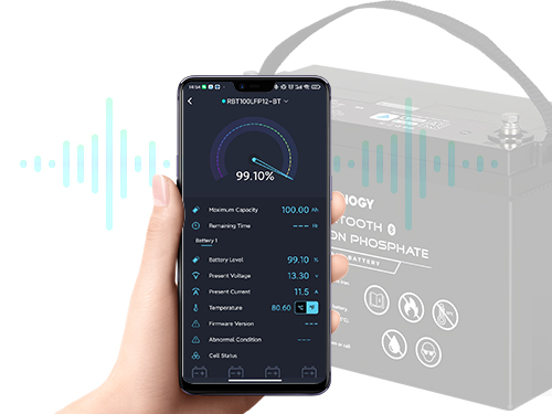 RENOGY Solarbatterie Baklonkraft 12V 100Ah LiFePo4 BMS Mit Bluetooth  Wohnmobil