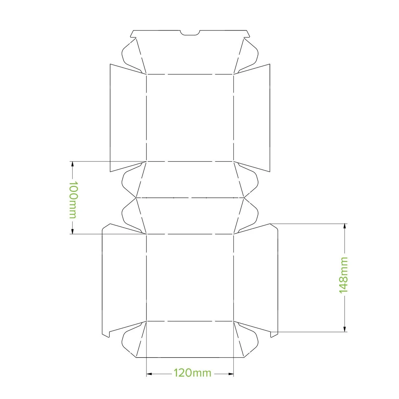 Simple Burger Box Template