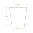 120ml / 4oz (63mm) Single Wall Art Series BioCup 2000/Carton BC-4-ART SERIES BioPak