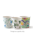 120ml / 4oz (63mm) Single Wall Art Series BioCup 2000/Carton BC-4-ART SERIES BioPak