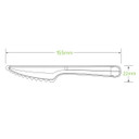 15cm Plant Fibre Knife 1000/Carton B-CUT-155K-W BioPak