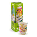 25 Pack - 295ml / 8oz (90mm) Art Series Single Wall BioCup 100/Carton RT-BC-8-4X25P-P BioPak