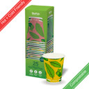 25 Pack - 12oz Cold Paper BioCup 125/Carton RT-BCC-12-5X25P-P BioPak