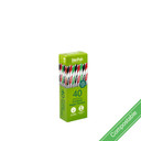 40 Pack - 6mm Mixed Cocktail BioStraws 560/Carton RT-JP-PBS-6X135-40-MIXED BioPak