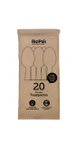 20 Pack - 10cm Teaspoon In Paper Sleeves 320/Carton RT-HY-10TS-16X20P BioPak