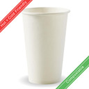 350ml / 12oz (80mm) White Single Wall BioCup 1000/Carton BC-12(80)W BioPak