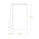 #6 SOS White Paper Bag 2000/Carton BAG-SOS-6-W BioPak