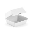 Large Burger BioBoard White Box 150/carton BB-BURGER-BOX-LARGE-W BioPak