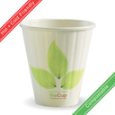 295ml / 8oz (90mm) Double Wall Green Leaf BioCup 1000/Carton