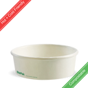 500ml (148mm) Small White BioBowl 400/Carton