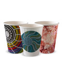 255ml / 8oz (80mm) Indigenous Art Series Double Wall BioCup 1000/Carton BC-8DW-CCAB-ART BioPak