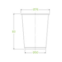 200ml Clear Unbranded BioCup 2000/Carton R-200Y-C BioPak