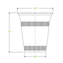 360ml Clear Unbranded BioCup 1000/Carton R-360Y-C BioPak
