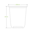 250ml Clear Unbranded Tumbler Biocup 1000/Carton Q-250-C BioPak
