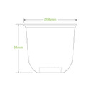 360ml Clear Unbranded Tumbler Biocup 1000/Carton Q-360-C BioPak