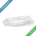 Long BioBoard Sushi Tray PLA Lid 300/Carton BB-STL-LONG-PLA BioPak