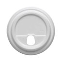 90mm Large White Plant Fibre Strawless BioCup Lid 1000/Carton BCL-90SF-PULP BioPak