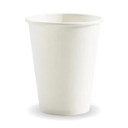390ml / 12oz (90mm) White PHA Single Wall BioCup 1000/Carton BC-12W-PHA BioPak