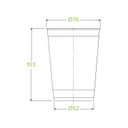 280ml (76mm) Clear BioCup 2000/Carton