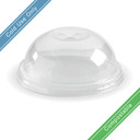 Small (76mm) Clear Dome Lid with Straw Hole for 150, 200, 250 & 280ml Clear BioCups 1000/Carton C-76D(X) BioPak