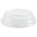 Small (76mm) PLA BioCup Flat Lid No Hole for 60, 90, 140, 150, 200, 250 & 280ml Clear BioCups 2000/Carton