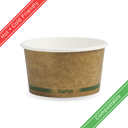 430ml / 12oz (116mm) Kraft Paper BioBowl 500/Carton