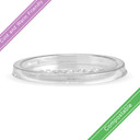 60ml (69mm) Clear PET Sugarcane Sauce BioCup Lid 1000/Carton B-SCL-60 BioPak