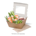 Small BioBoard Lunch Box With Window 200/Carton